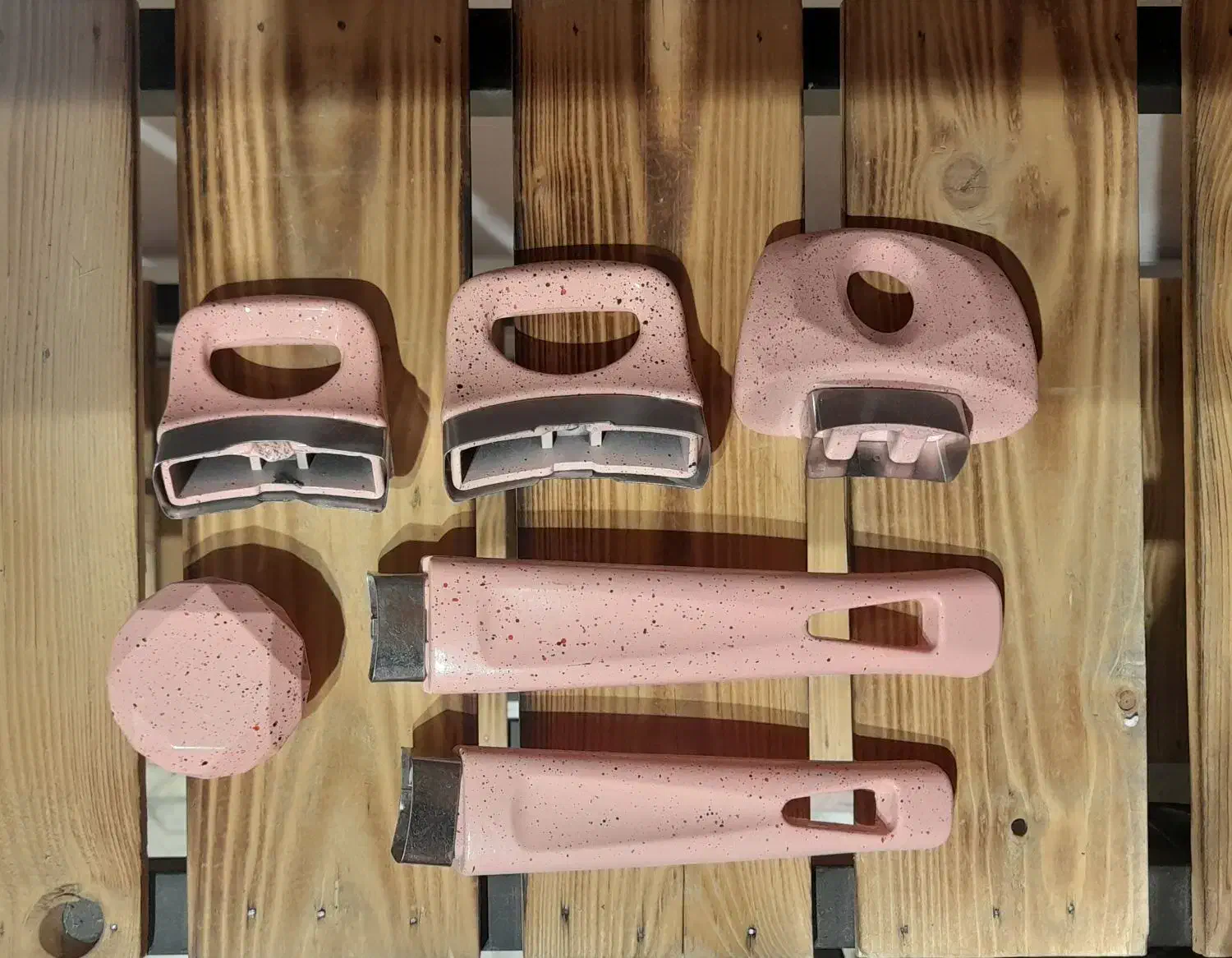 فروش عمده دسته قابلمه و تابه و قپه درب گرانیتی|ظروف پخت‌وپز|مشهد, جاهد شهر|دیوار