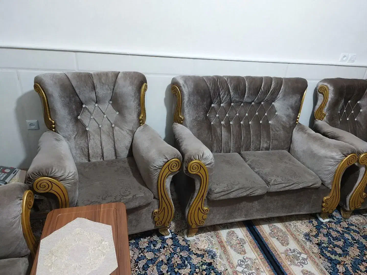 مبل ۷ نفره|مبلمان خانگی و میز عسلی|ساوه, |دیوار