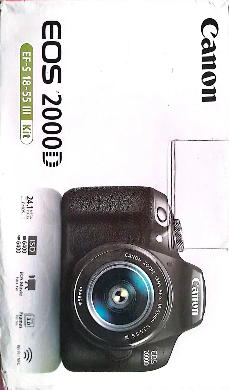 دوربین عکاسی کنون 2000D همراه با لنز 55-18|دوربین عکاسی و فیلمبرداری|شاهینشهر, عطار|دیوار