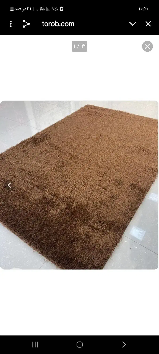 فرش فانتزی و مدرن شگی ۶ متری|فرش|اهواز, کوی جواهری|دیوار