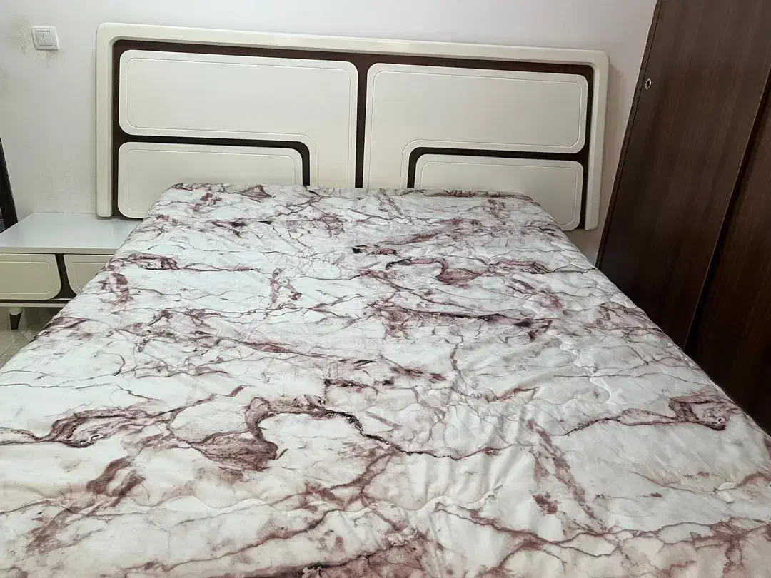 سرویس خواب کامل تخت تشک خوشخواب بغل تختی ۲عدد|تخت و سرویس خواب|تهران, تهرانپارس غربی|دیوار