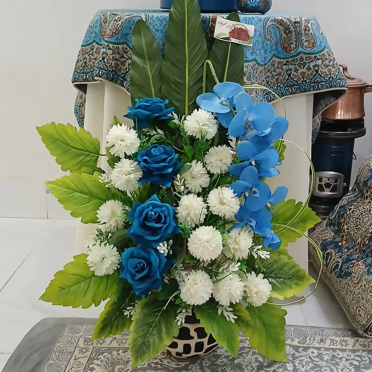 گل مصنوعی|گل مصنوعی|تربتحیدریه, منظر|دیوار