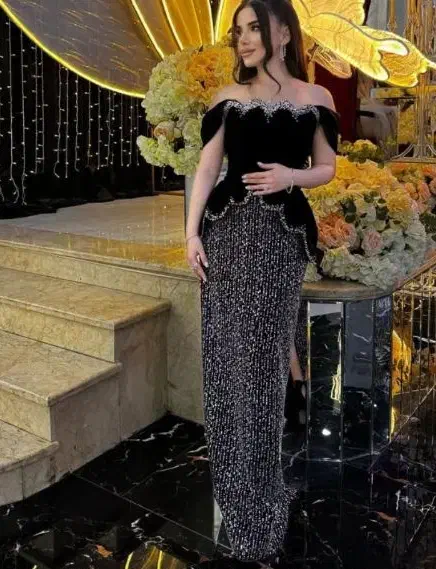 لباس مجلسی سنگ دوزی شده|لباس|بناب, |دیوار