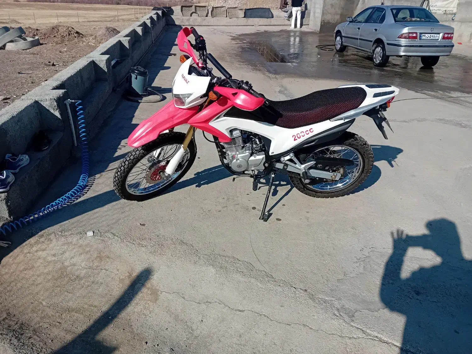 تریل پرواز ۲۰۰مدل۹۸ خشک واقعی|موتورسیکلت|سقز, |دیوار