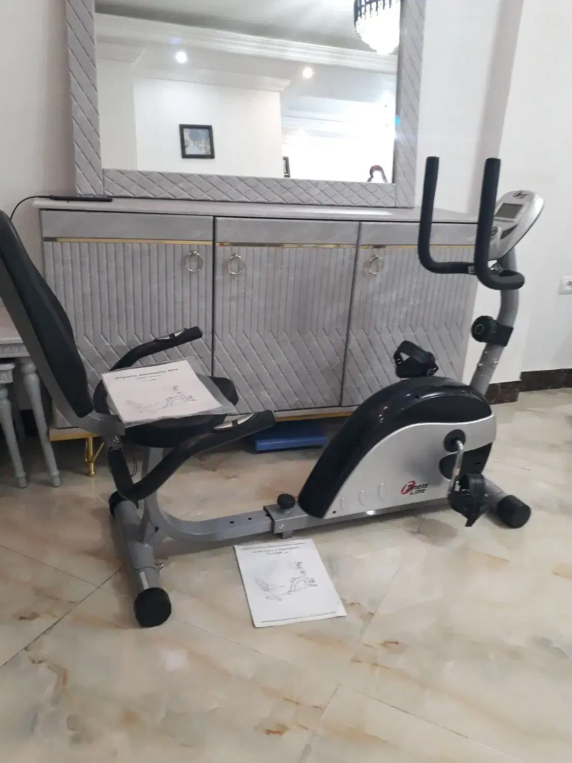 دوچرخه ثابت مبله نشسته ورزشی درحد اکبند|تجهیزات ورزشی|ری, دیلمان|دیوار