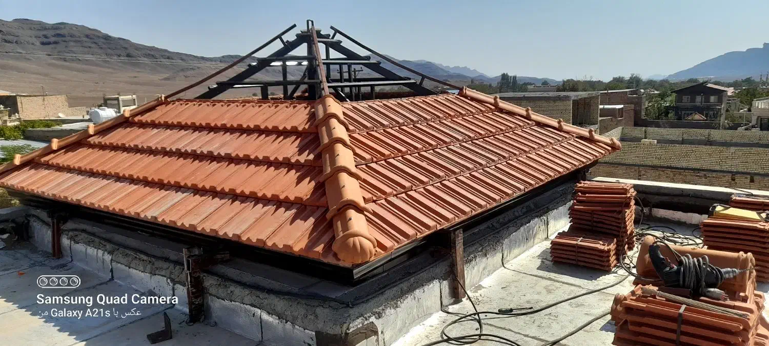 مشاوره طراحی اجرا  پوششهای سفالی ورق|خدمات پیشه و مهارت|کاشان, فاز ۲ ناجی آباد|دیوار