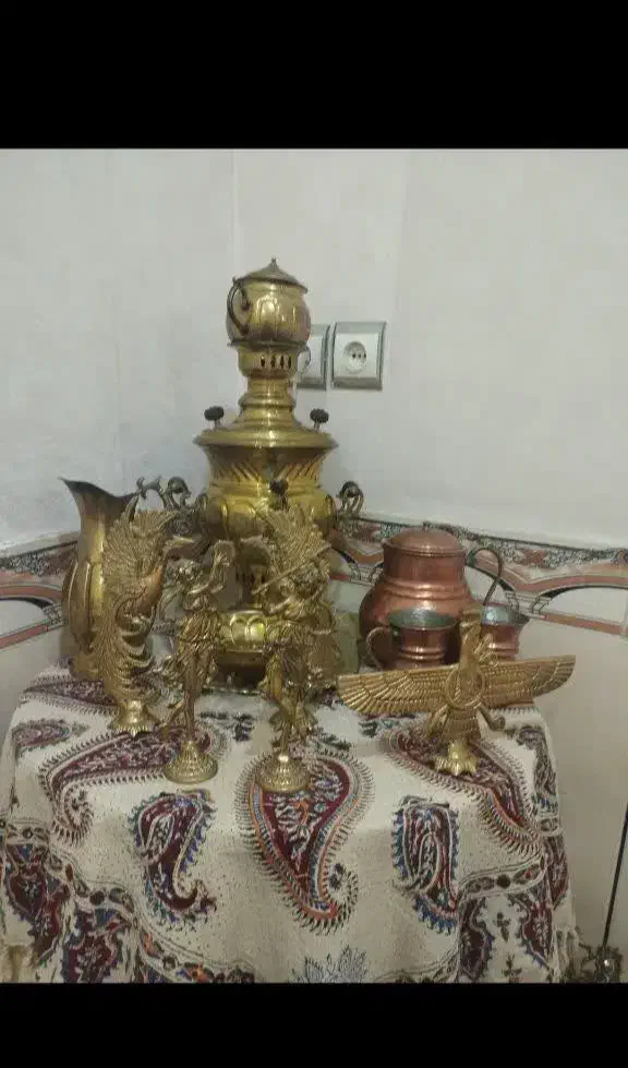 سماور برنزی|کلکسیون اشیاء عتیقه|بندر ماهشهر, |دیوار