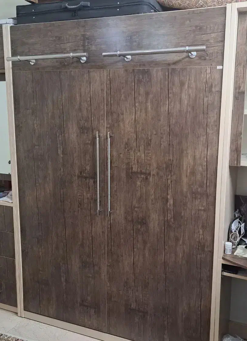 حراج تخت تاشو دونفره شرکت رزچوب بدلیل اسباب کشی|تخت و سرویس خواب|تهران, توحید|دیوار