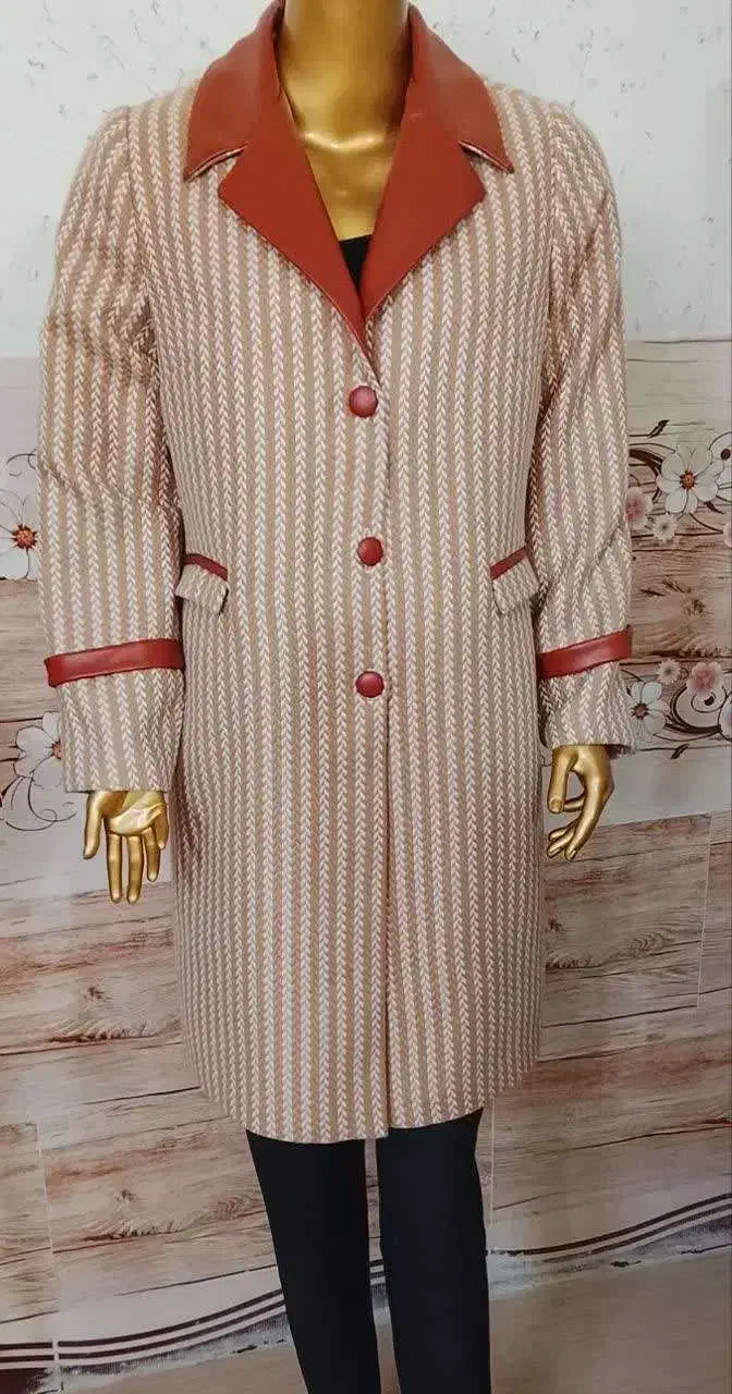 پالتو یقه چرم و|لباس|یزد, |دیوار