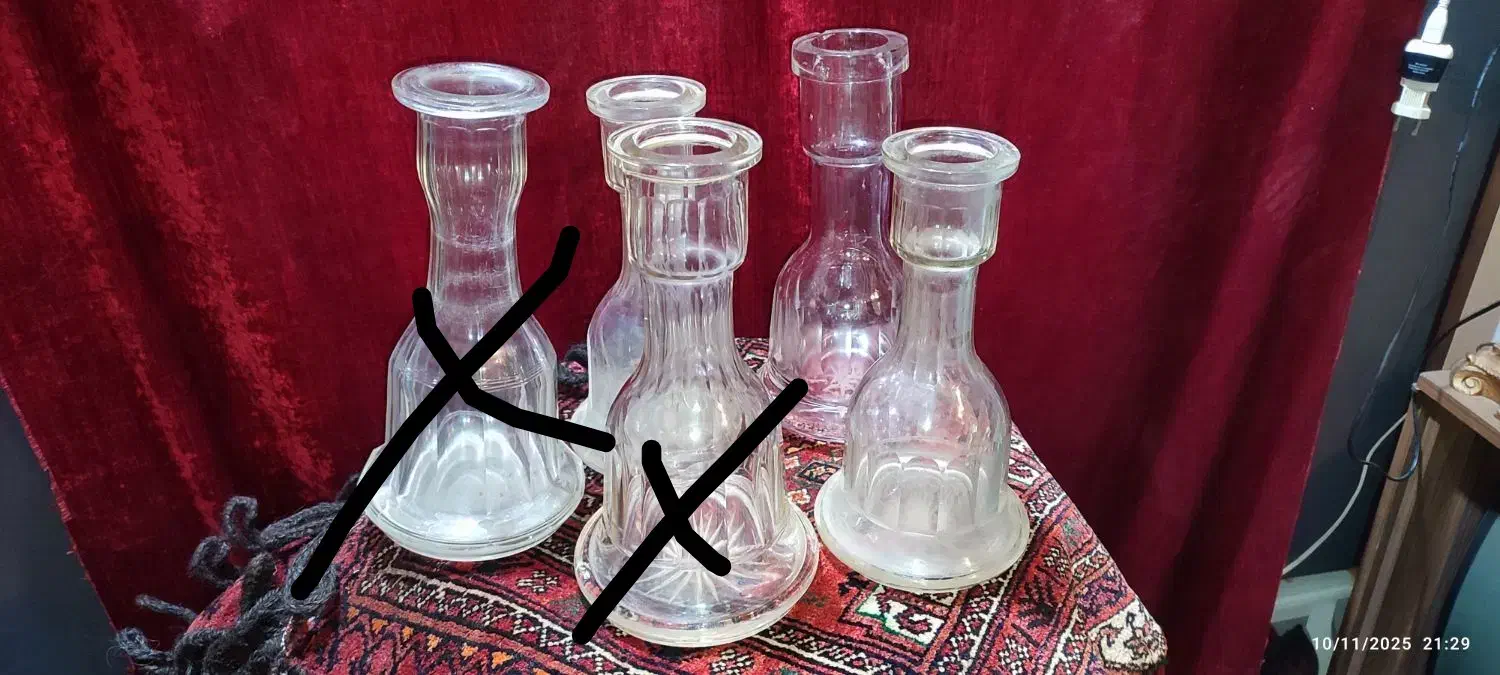 3عدد کوزه قلیان روسی اصل کلکسیونی ارسال از اصفهان|کلکسیون اشیاء عتیقه|تهران, امام حسین|دیوار