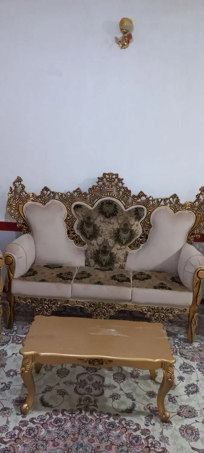 مبل سلطنتی|مبلمان خانگی و میز عسلی|ملکان, |دیوار