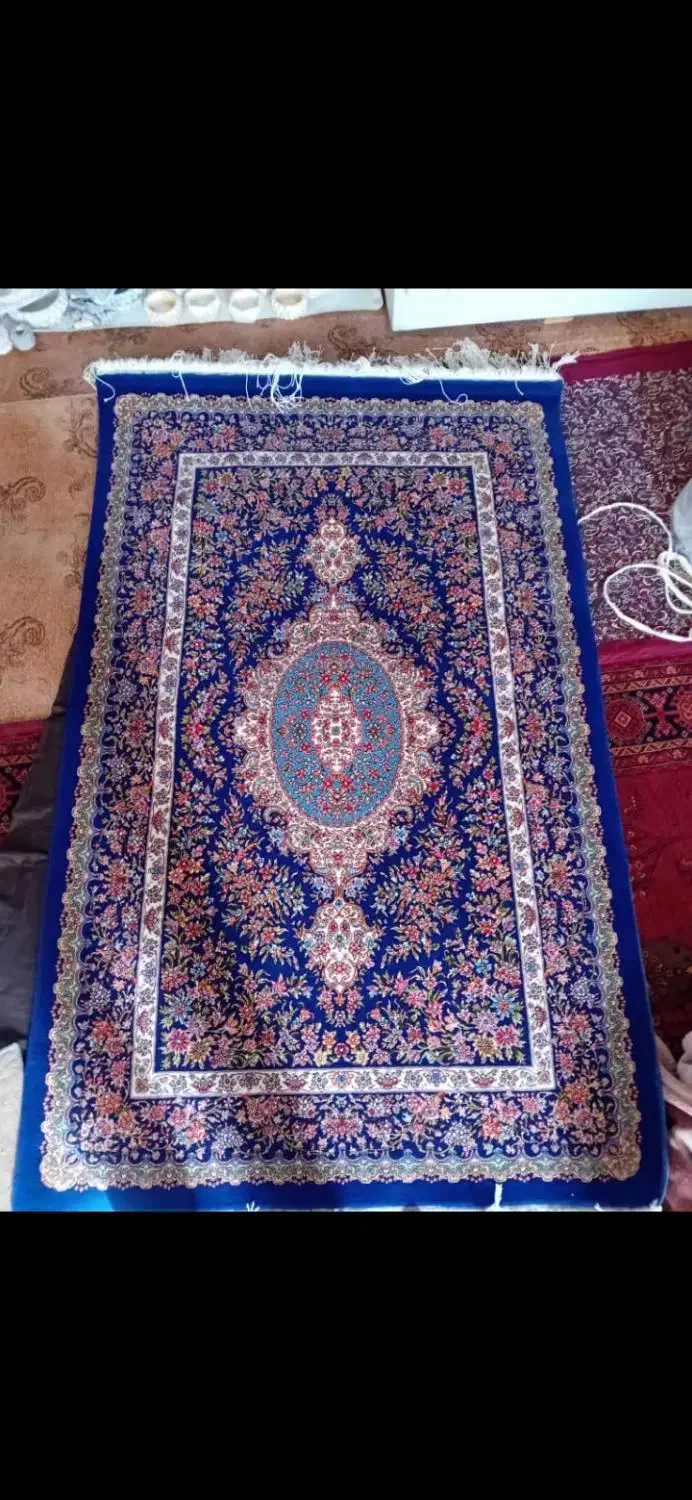 تابلو فرش دسته گلی کرمان|تابلو فرش|فردوس (کرمان), |دیوار