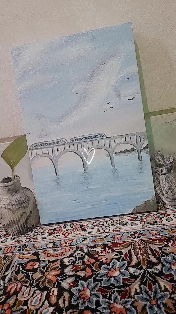 تابلو نقاشی ابر و وال ،خیالو دریا|تابلو، نقاشی، عکس|زاهدان, |دیوار