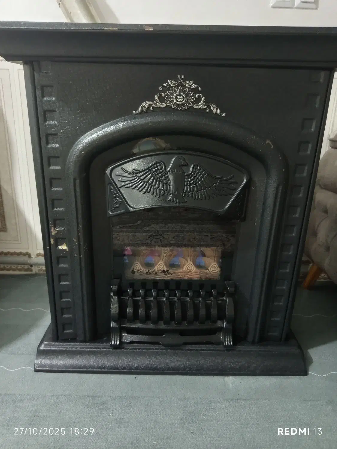 بخاری شومینه|بخاری، هیتر، شومینه|مرند, |دیوار