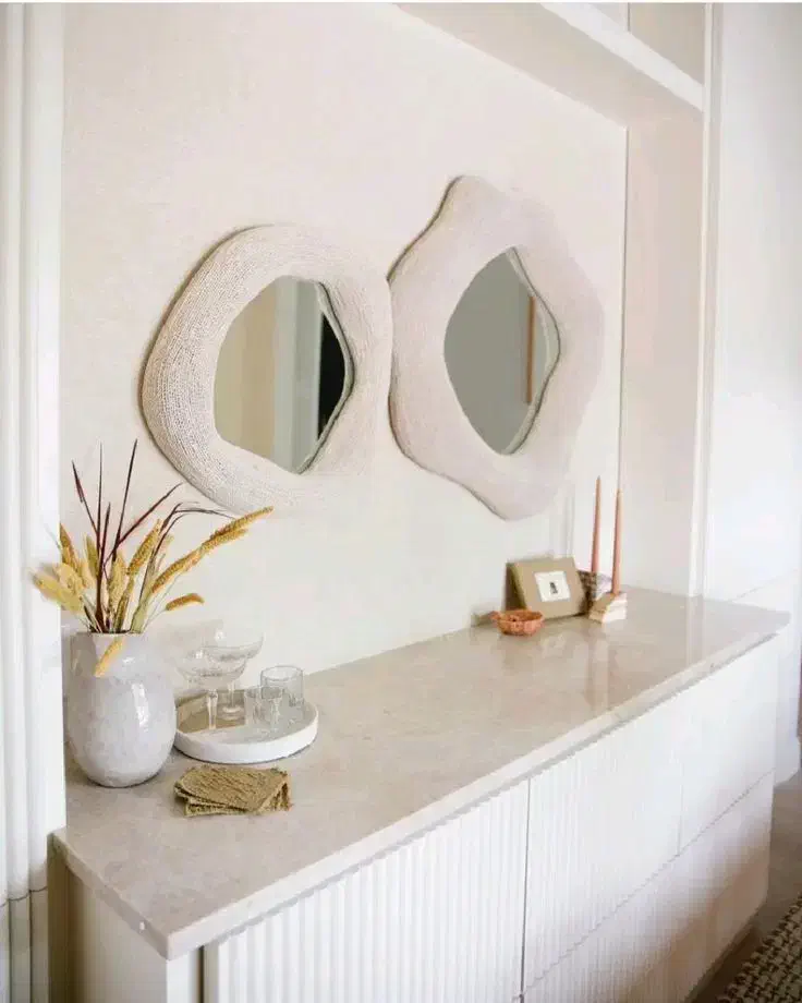 قاب آینه و ظرف پذیرایی مدرن|تابلو، نقاشی، عکس|بندرعباس, |دیوار