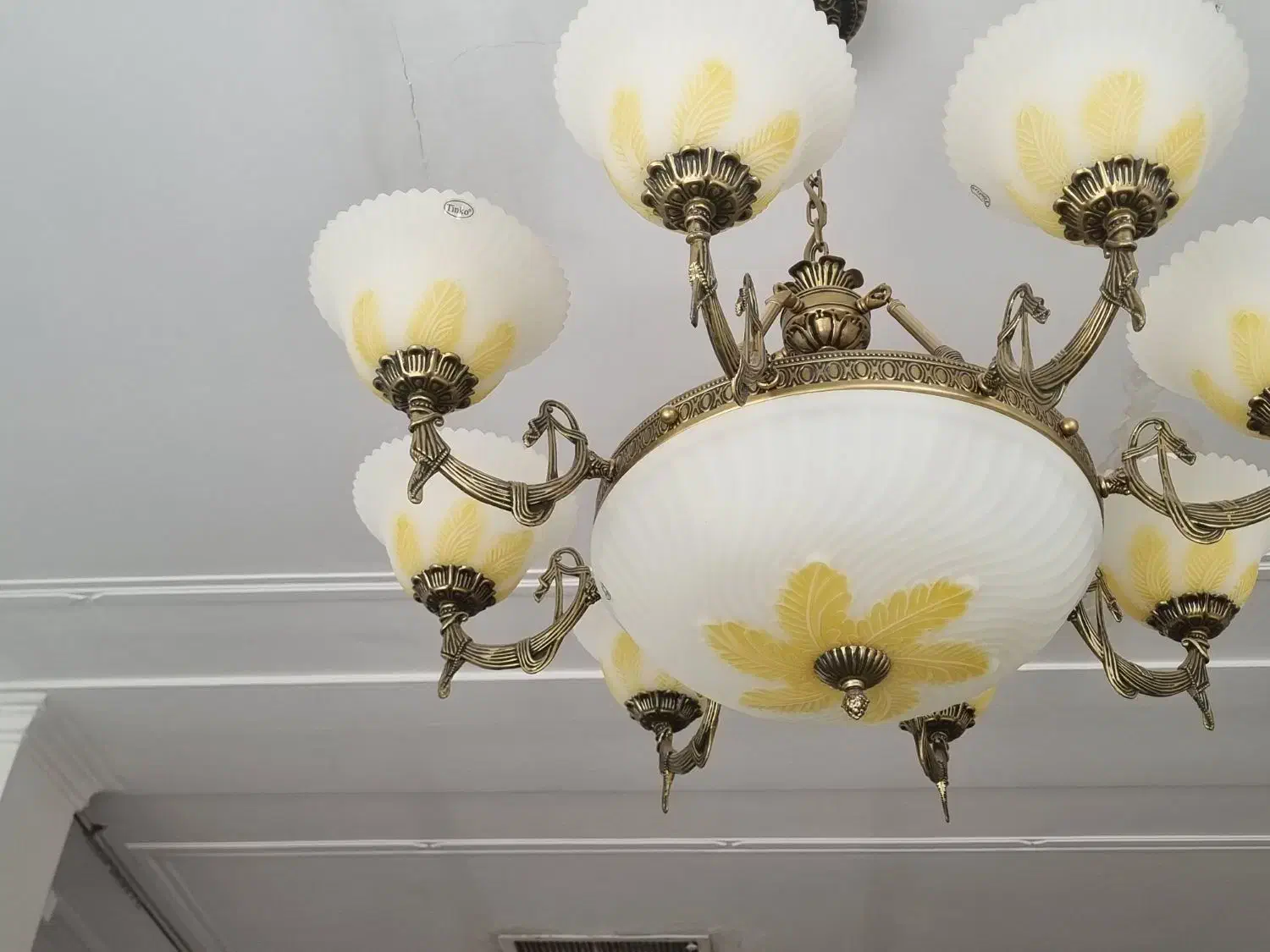 لوستر برنز|لوستر و چراغ آویز|یزد, |دیوار