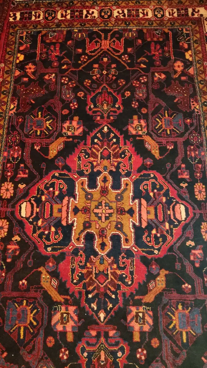 قالی دست باف|فرش|نهاوند, |دیوار