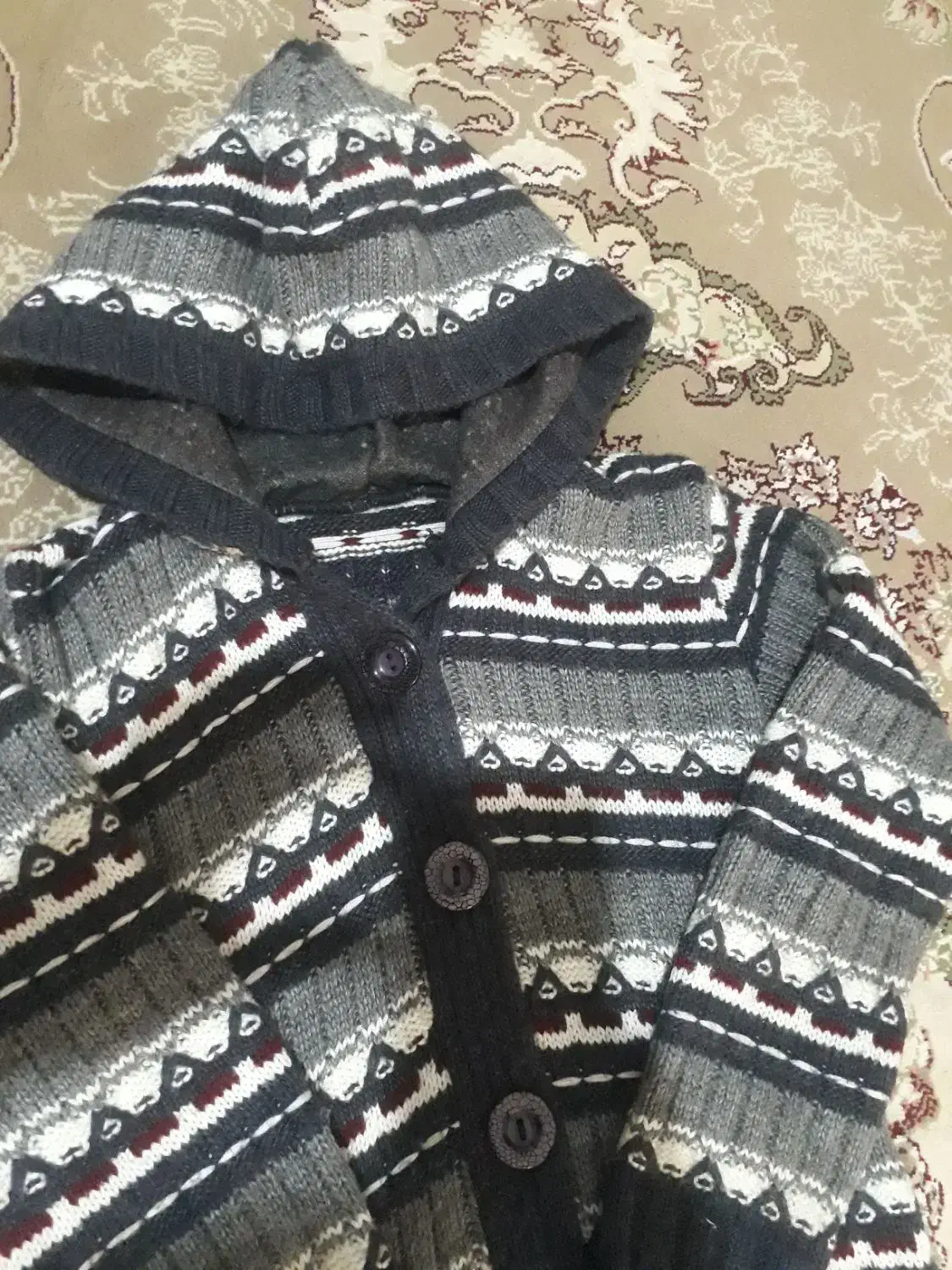 بافت کلاهدار دخترانه|کفش و لباس بچه|ماهدشت, |دیوار