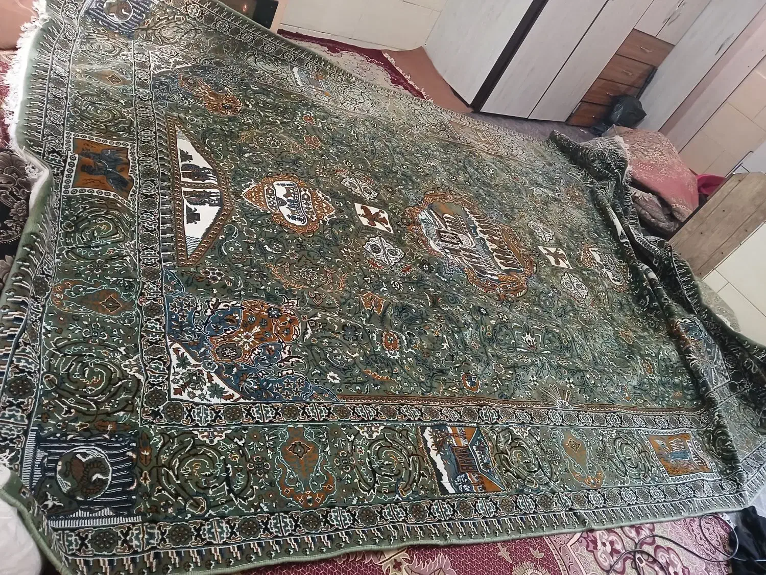 فرش ۱۲ متری دو عدد|فرش|بهارستان, |دیوار