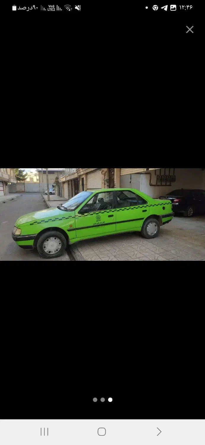تاکسی پژو ۴۰۵ مدل ۹۰ تک برگ سند ۳۱۰ تا کار|خودرو سواری و وانت|مشهد, کلاهدوز|دیوار