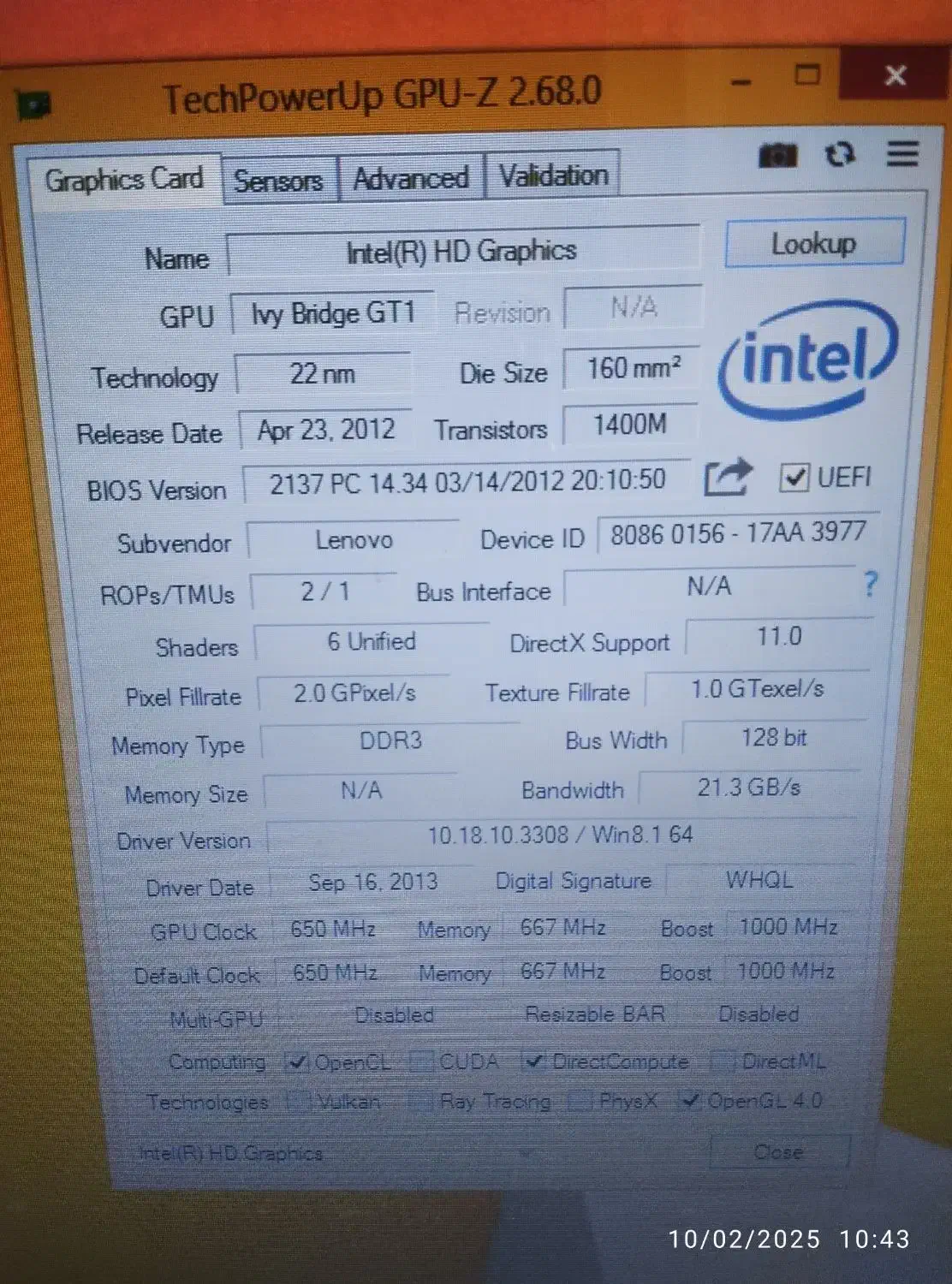 لپتاپ Lenovo G500 ddr3 آموزشیHDLED|رایانه همراه|ارومیه, |دیوار