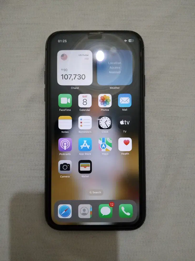 ایفون ۱۱ نرمال ۱۲۸ گیگ دو سیم کارت lla پارت نامبرm|موبایل|سنقر, |دیوار