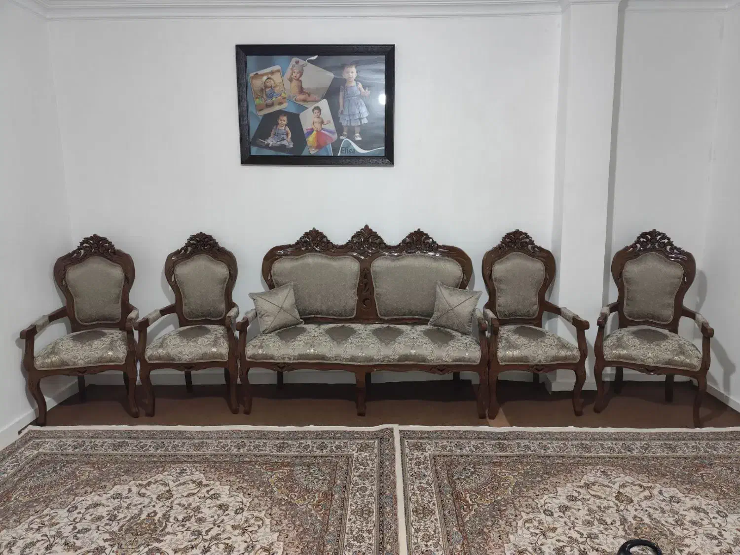 مبل ۷نفره تازه بازسازی شده|مبلمان خانگی و میز عسلی|تهران, بوستان چیتگر|دیوار