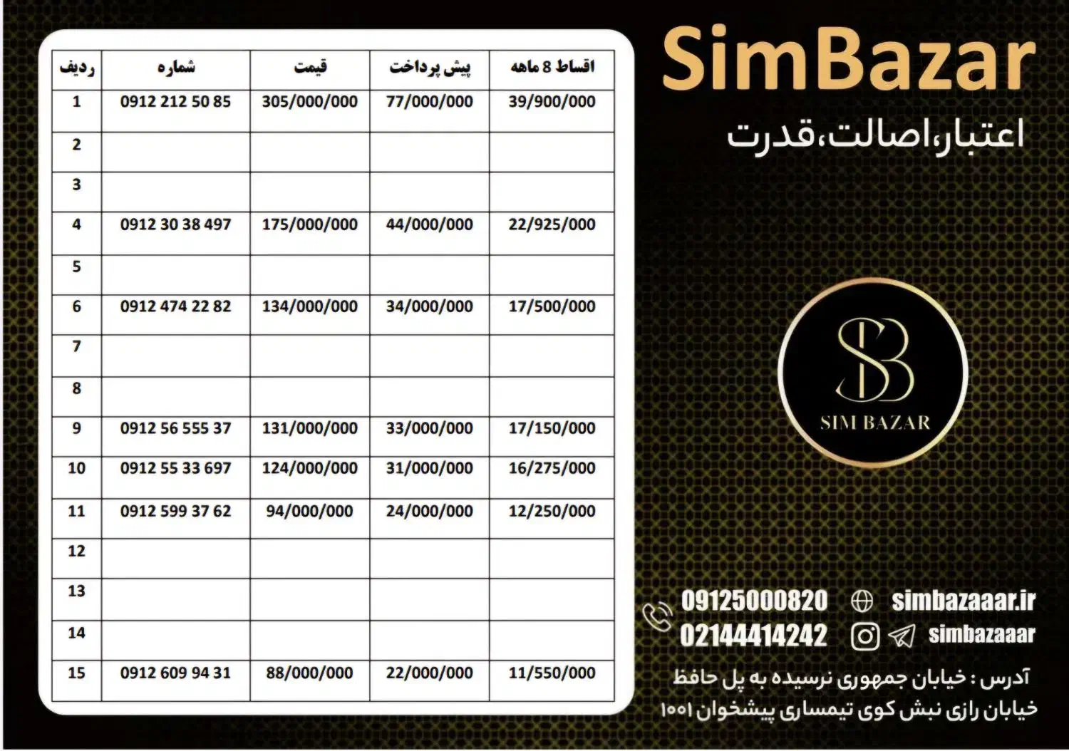 0912-860-9770|سیم‌کارت|کرمان, |دیوار