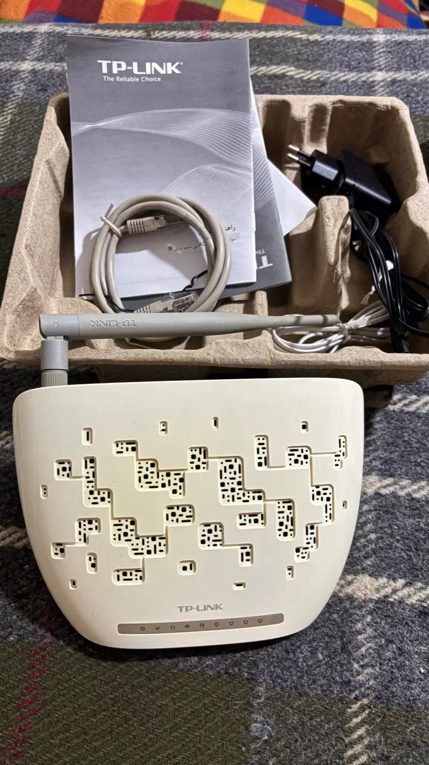 مودم adsl2+ تی پی لینک|مودم و تجهیزات شبکه|قزوین, |دیوار