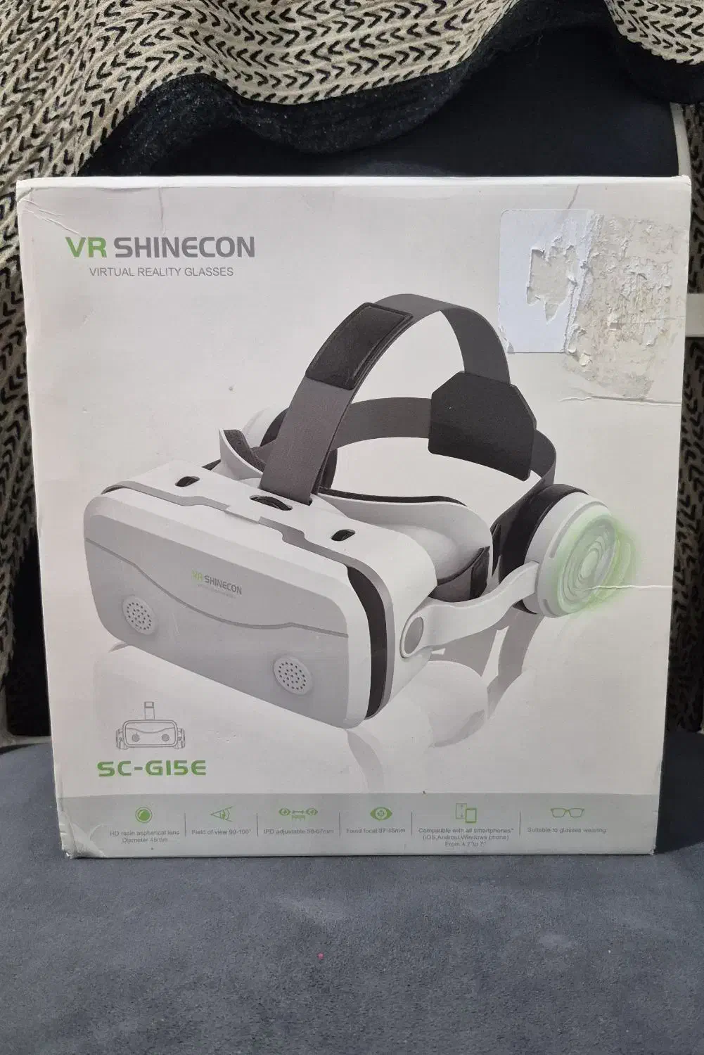 عینک مجازی  عکس آگهی  مدل B01  مشکی  VR-G15E|کنسول، بازی ویدئویی و آنلاین|کهنوج, |دیوار