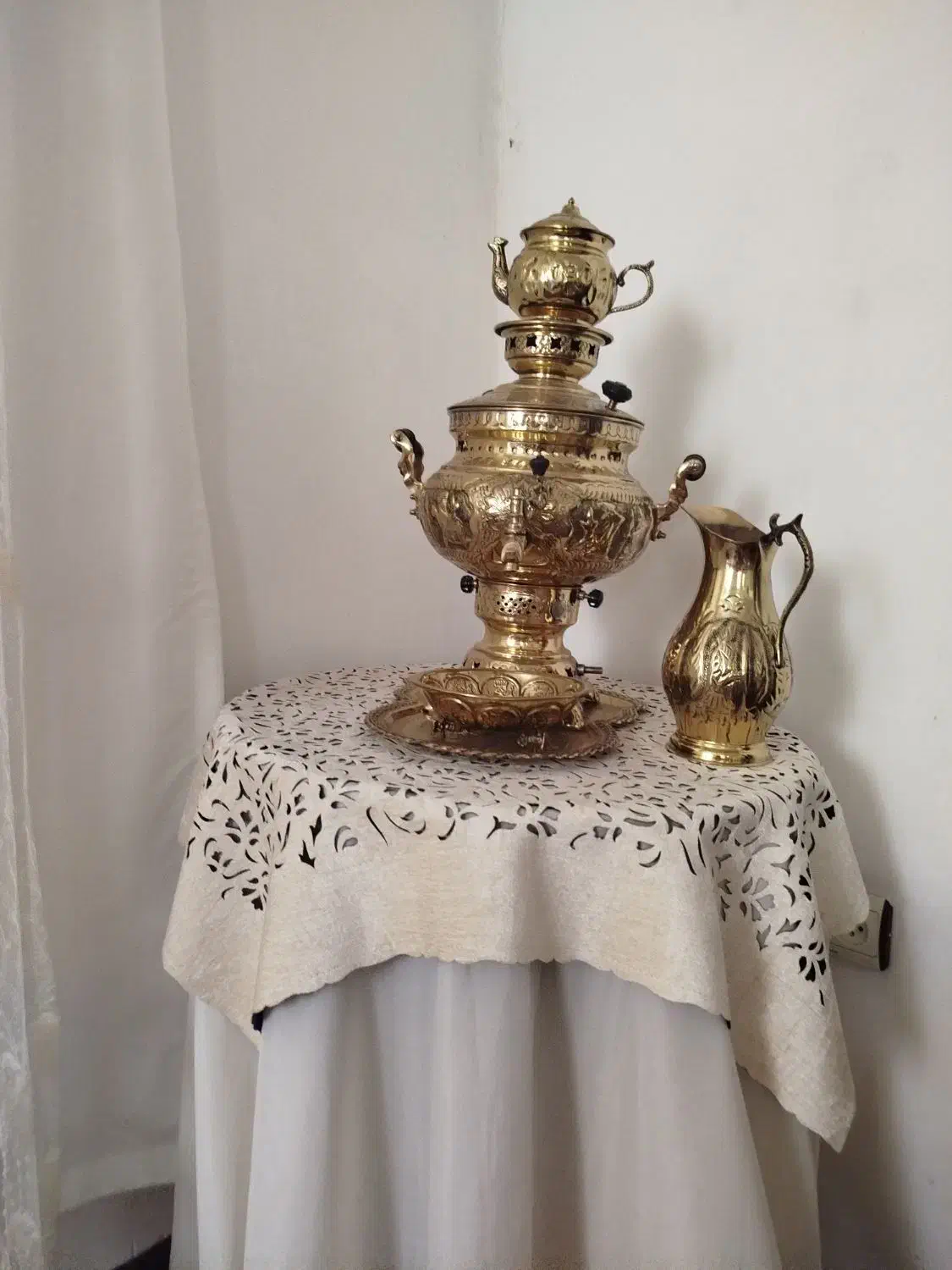 سماور برنجی|سماور، چای‌ساز، قهوه‌ساز|زنجان, |دیوار