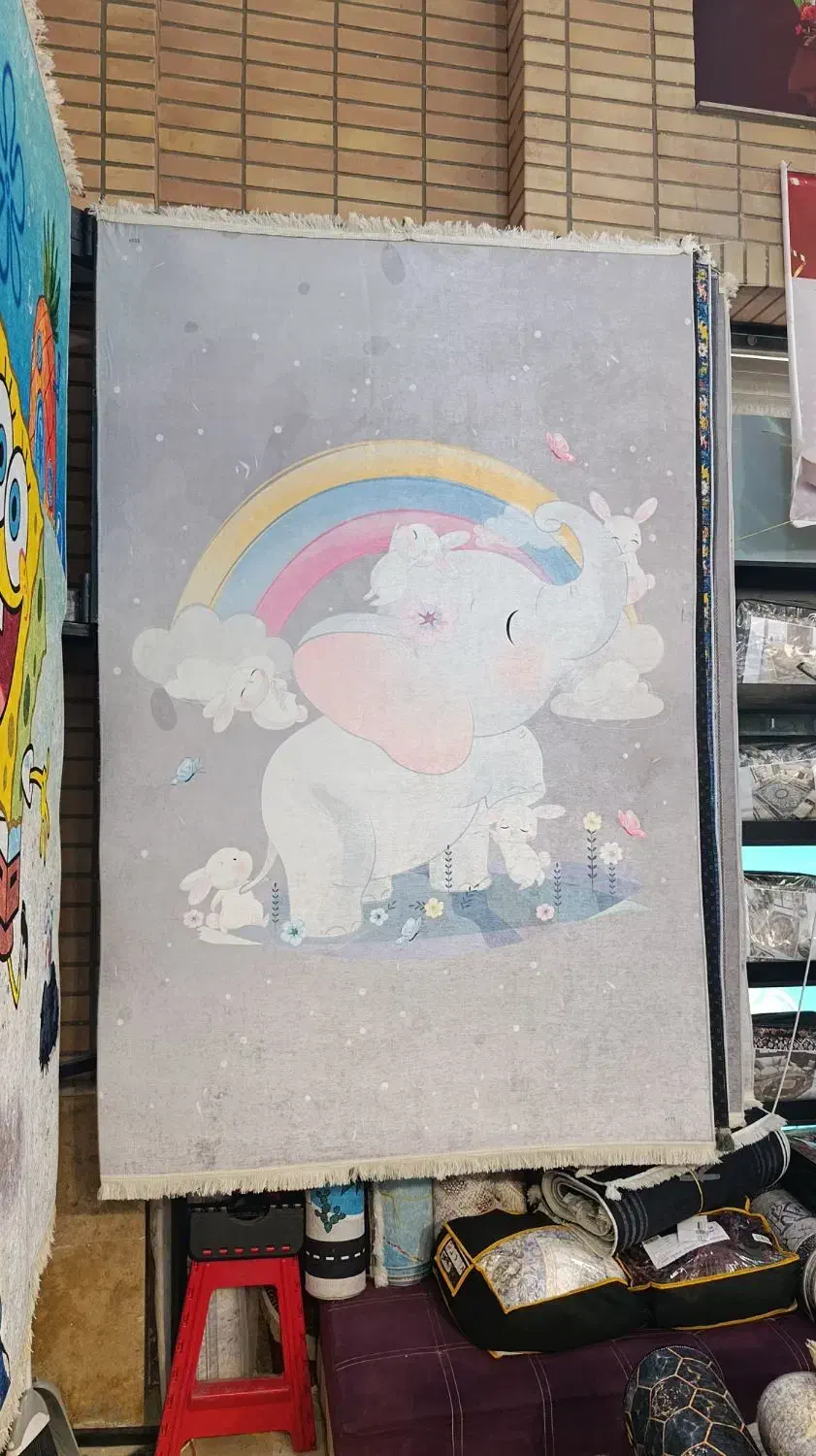 فرشینه کودک ۴ متری پارچه ضد لک ( ضمانت دار )|فرش|اصفهان, لیمجیر|دیوار