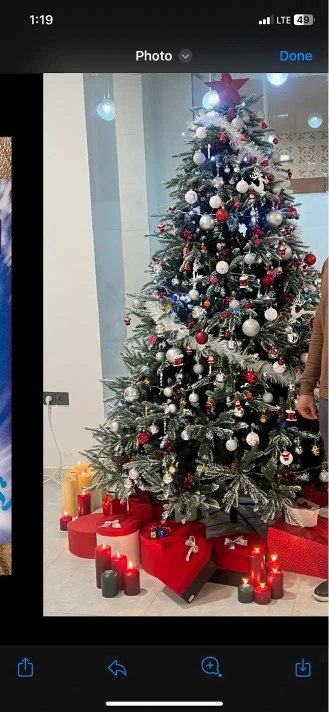 درخت کریسمس|گل مصنوعی|رفسنجان, |دیوار