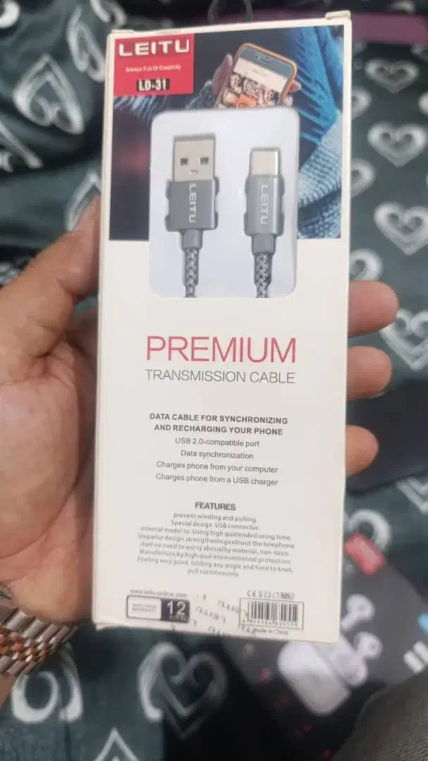 کابل شارژر سامسونگ شیایومی...|لوازم جانبی موبایل و تبلت|قم, منبع آب|دیوار