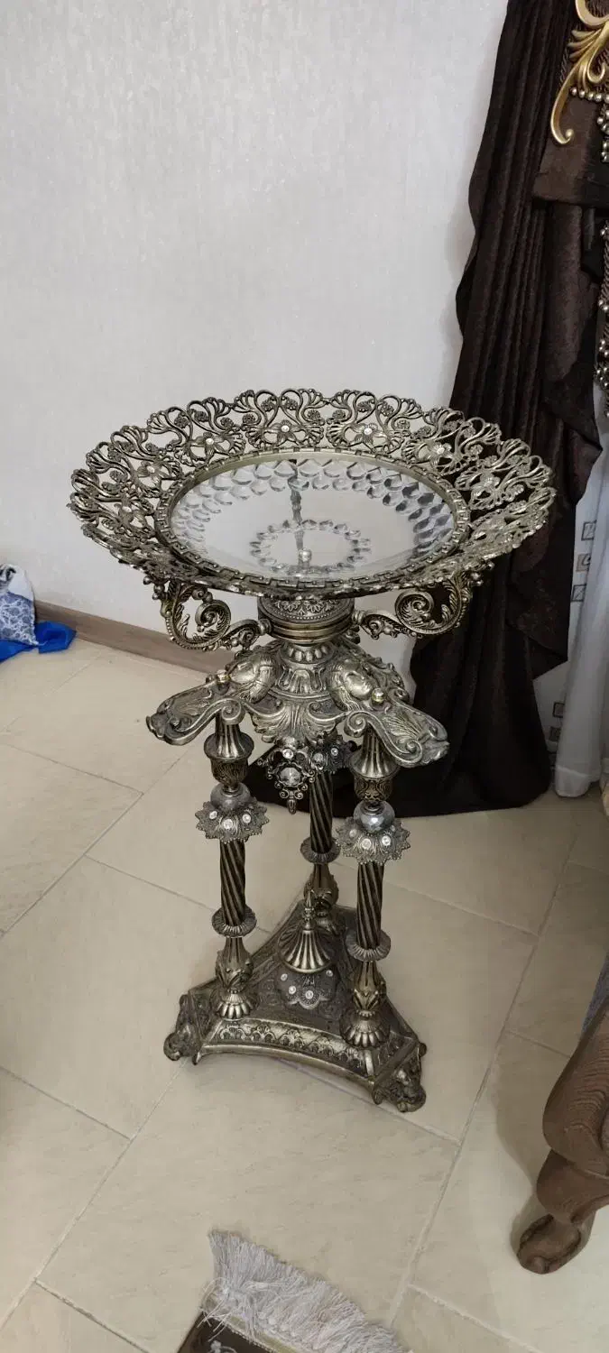 میوه خوری برنجی کنار سالنی|صنایع دستی و سایر لوازم تزئینی|بروجن, |دیوار