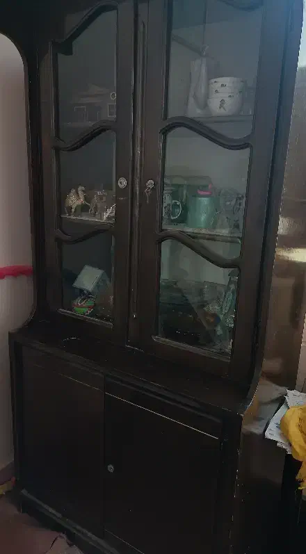 کمد بوفه دار چوبی|بوفه، ویترین، کنسول|دزفول, |دیوار