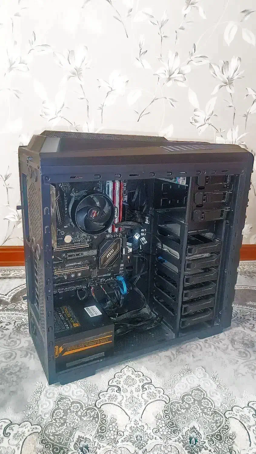 کیس RAM 32 DDR4 + AMD Ryzen 1700x بدون گرافیک|رایانه رومیزی|پرند, فاز ۵|دیوار