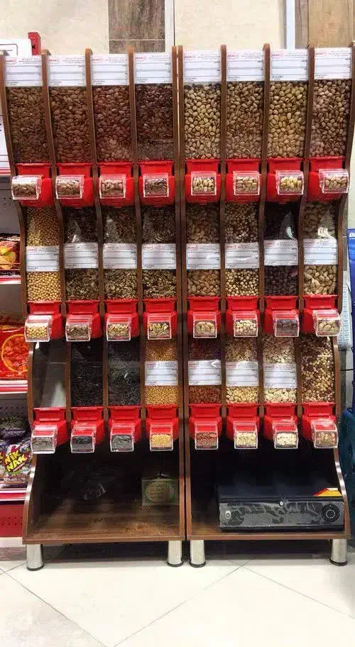 استند خودریز حبوباتی و خشکبار 12 مخزنه|فروشگاه و مغازه|یزد, |دیوار