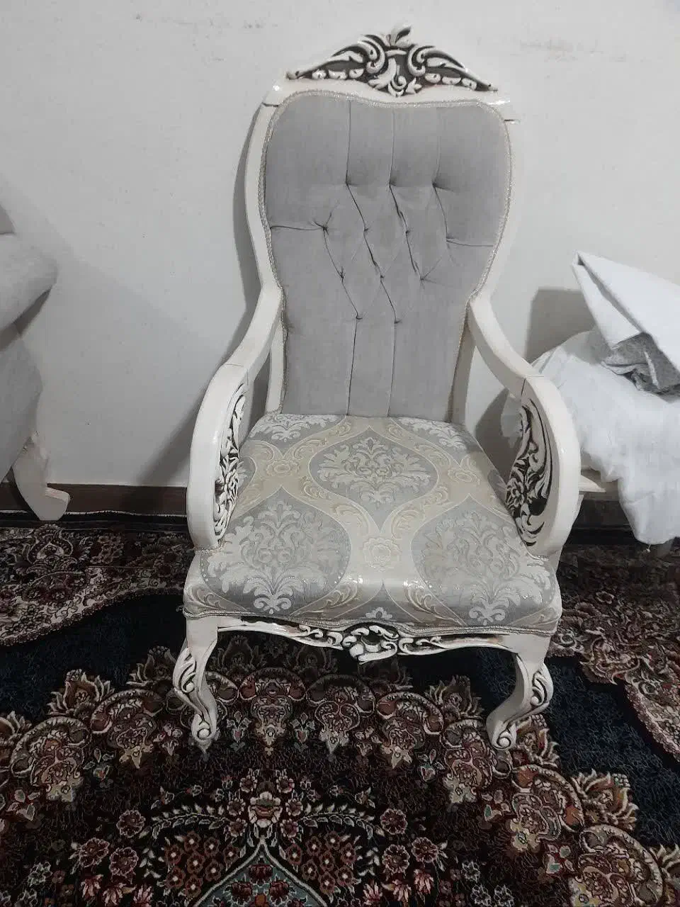 مبلمان نیمه استیل ۷ نفره فوق العاده سالم|مبلمان خانگی و میز عسلی|مشهد, حجاب (شهرک غرب)|دیوار