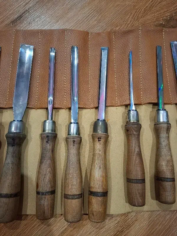 ست ۱۴ تایی مغار با چکش و کیف چرم|ابزارآلات|تهران, اکباتان|دیوار