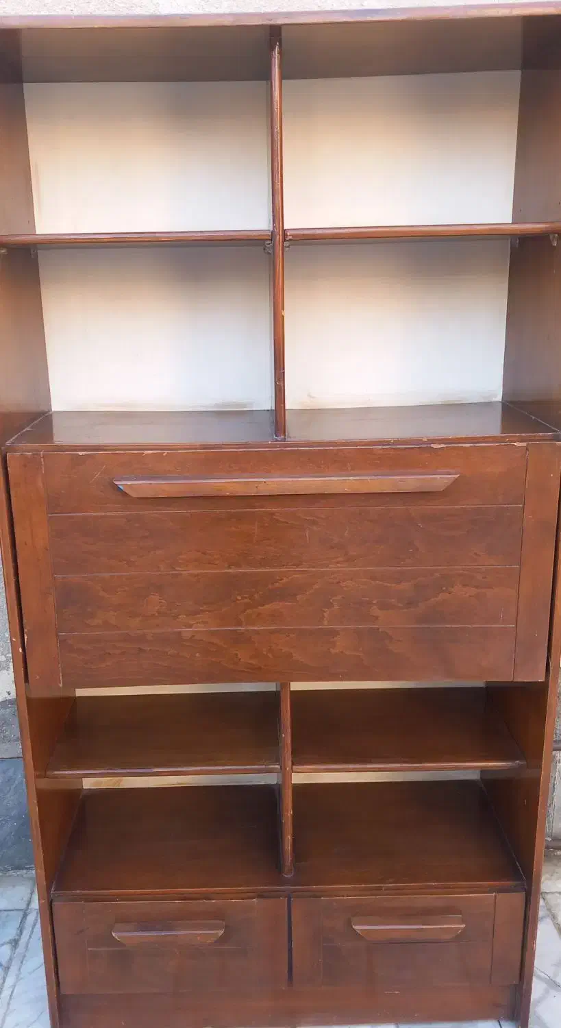 کتابخانه چوبی|کتابخانه، شلف، قفسههای دیواری|زاهدان, |دیوار