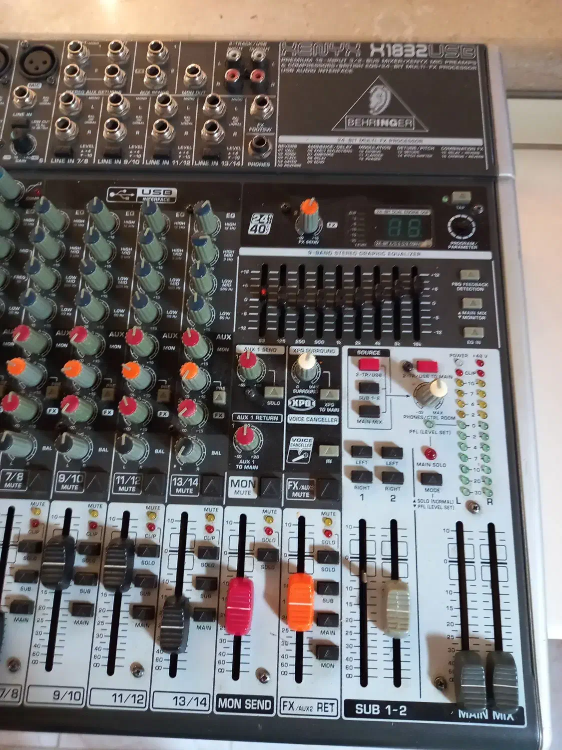 میکسر بهرینگر|گیتار، بیس، امپلیفایر|مرند, |دیوار