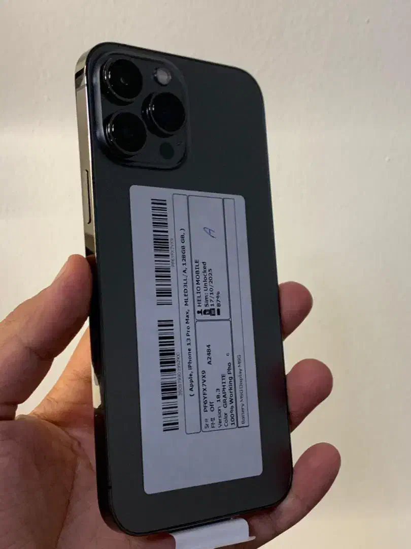 ایفون 13پرومکس ۱۲۸گیگ تک سیم درحد اک|موبایل|مشهد, احمدآباد|دیوار