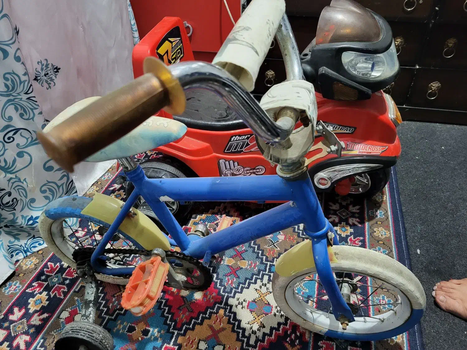 دوچرخه|دوچرخه، اسکیت، اسکوتر|مشهد, طرق|دیوار