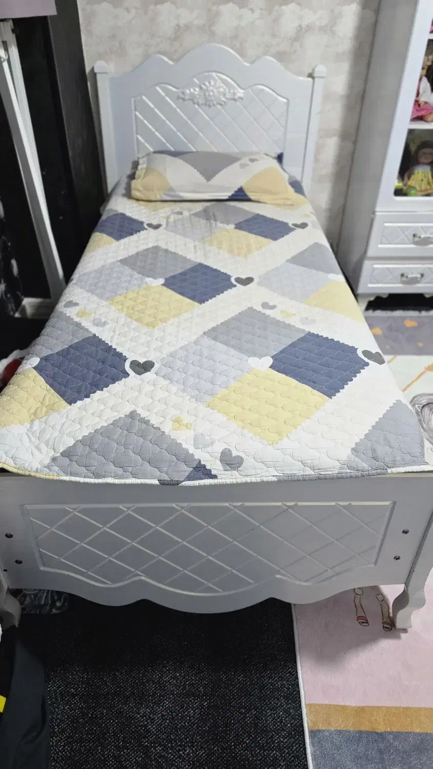 تخت تک نفره با تشک|تخت و سرویس خواب|پاکدشت, پاکدشت (مامازند)|دیوار