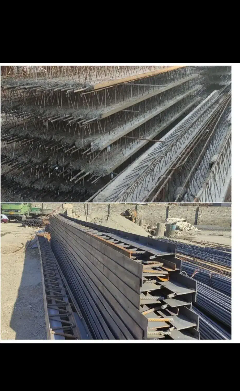 تیرچه کرومیت یونولیت خرپاصنعتی|مصالح و تجهیزات ساختمان|قیدار, |دیوار