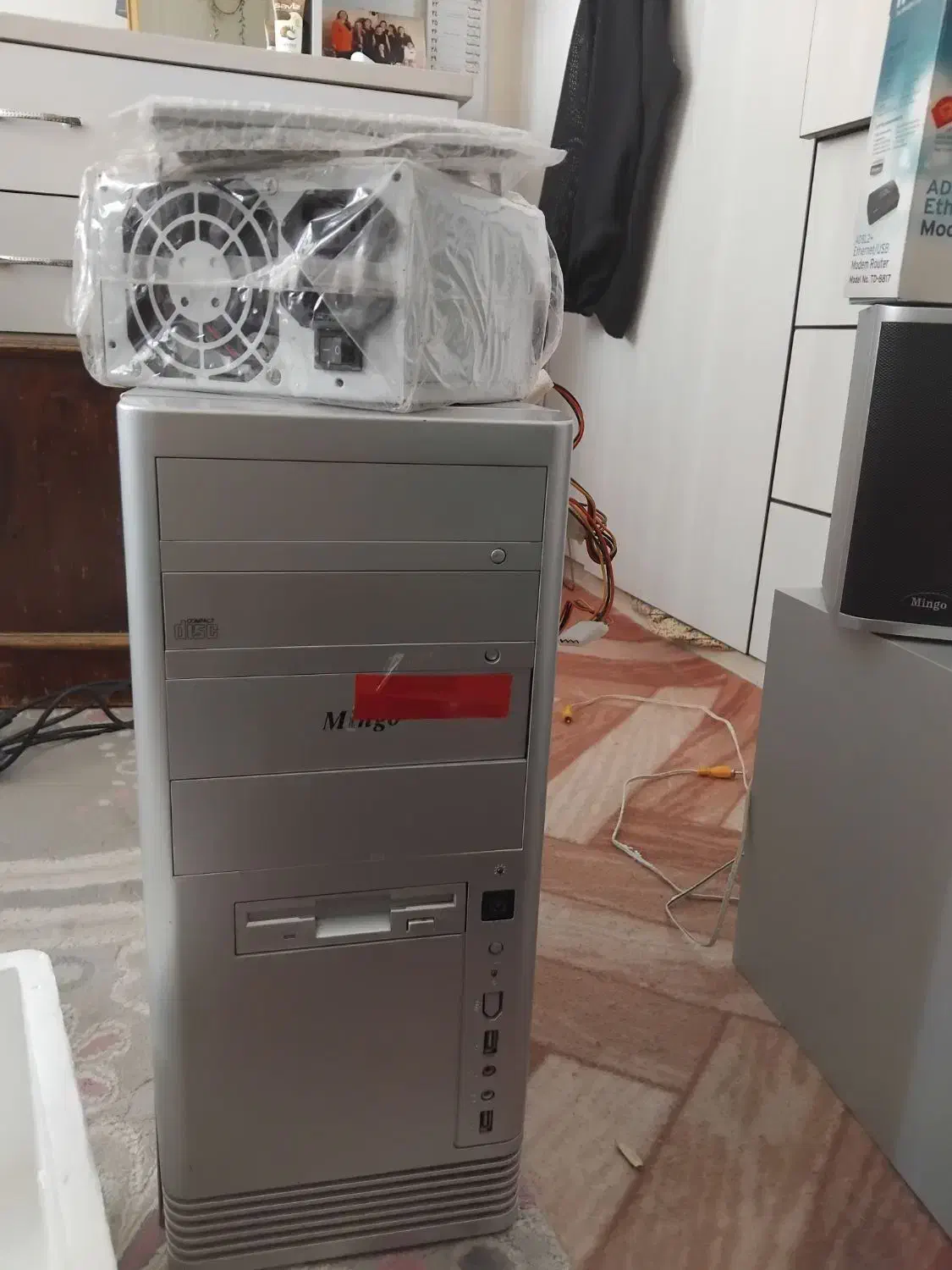 باسلام کیس کامپیوتر همراه با باند وساپ|قطعات و لوازم جانبی رایانه|قزوین, |دیوار