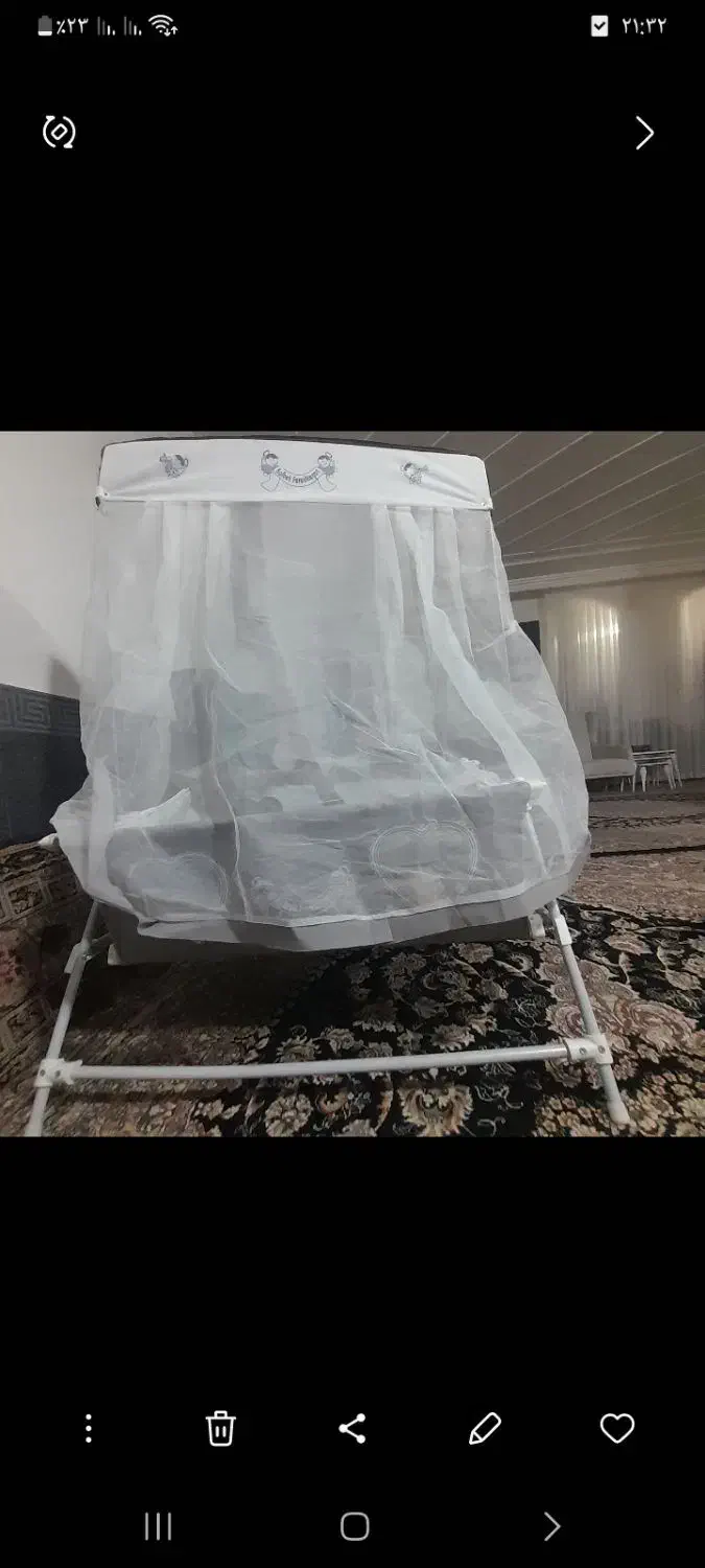 گهواره درحد نو|اسباب و اثاث بچه|نورآباد, |دیوار