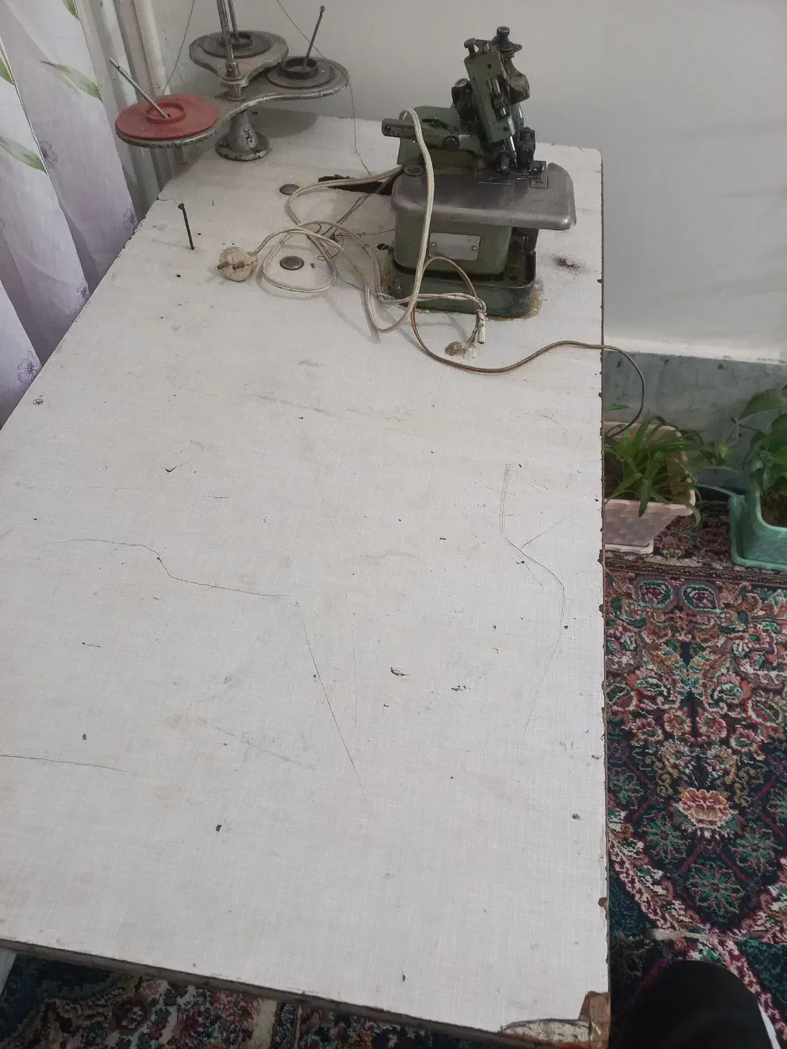 زیگزال ۳ نخ یاماتا|چرخ خیاطی و ریسندگی|بهارستان, |دیوار