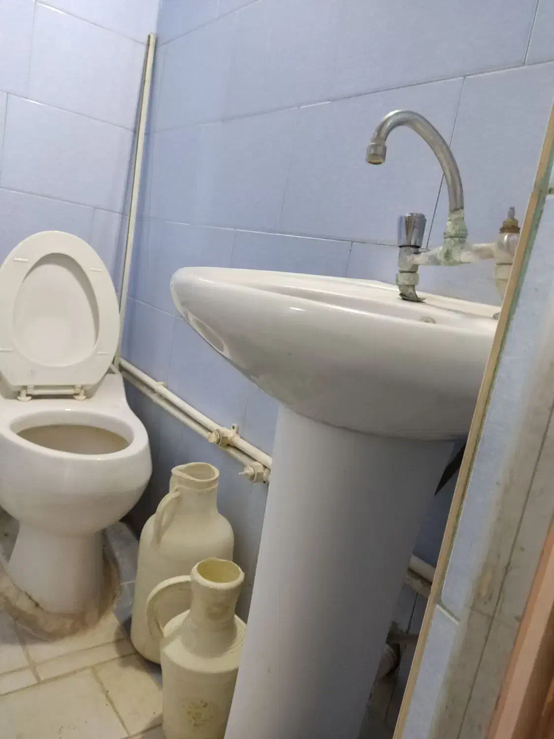 روشویی، توالت فرنگی و سنگ توالت ایرانی|لوازم سرویس بهداشتی|قزوین, |دیوار